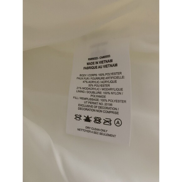 Air Jordan x SUPREME Sail White Full Zip Puffer Jacket HF0828-133 Men’s size L - Picture 3 of 10